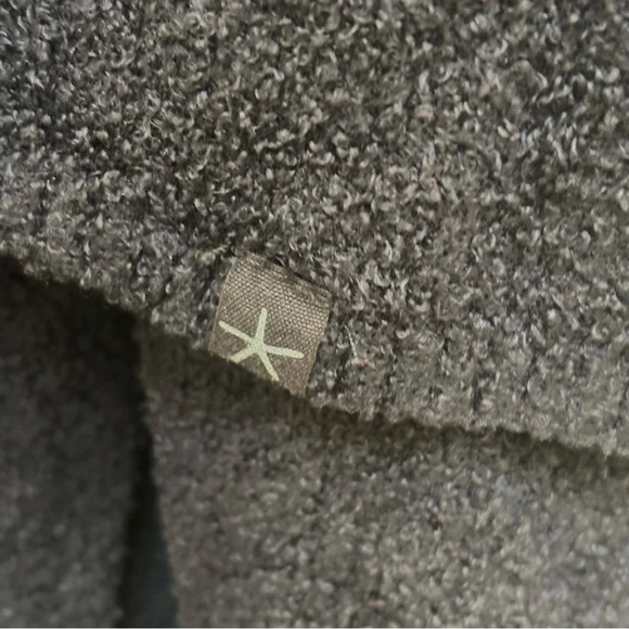 Barefoot Dreams Cozy Chic Lite Calypso Waterfall Cardigan Ombre Pewter Black S/M - Picture 7 of 11